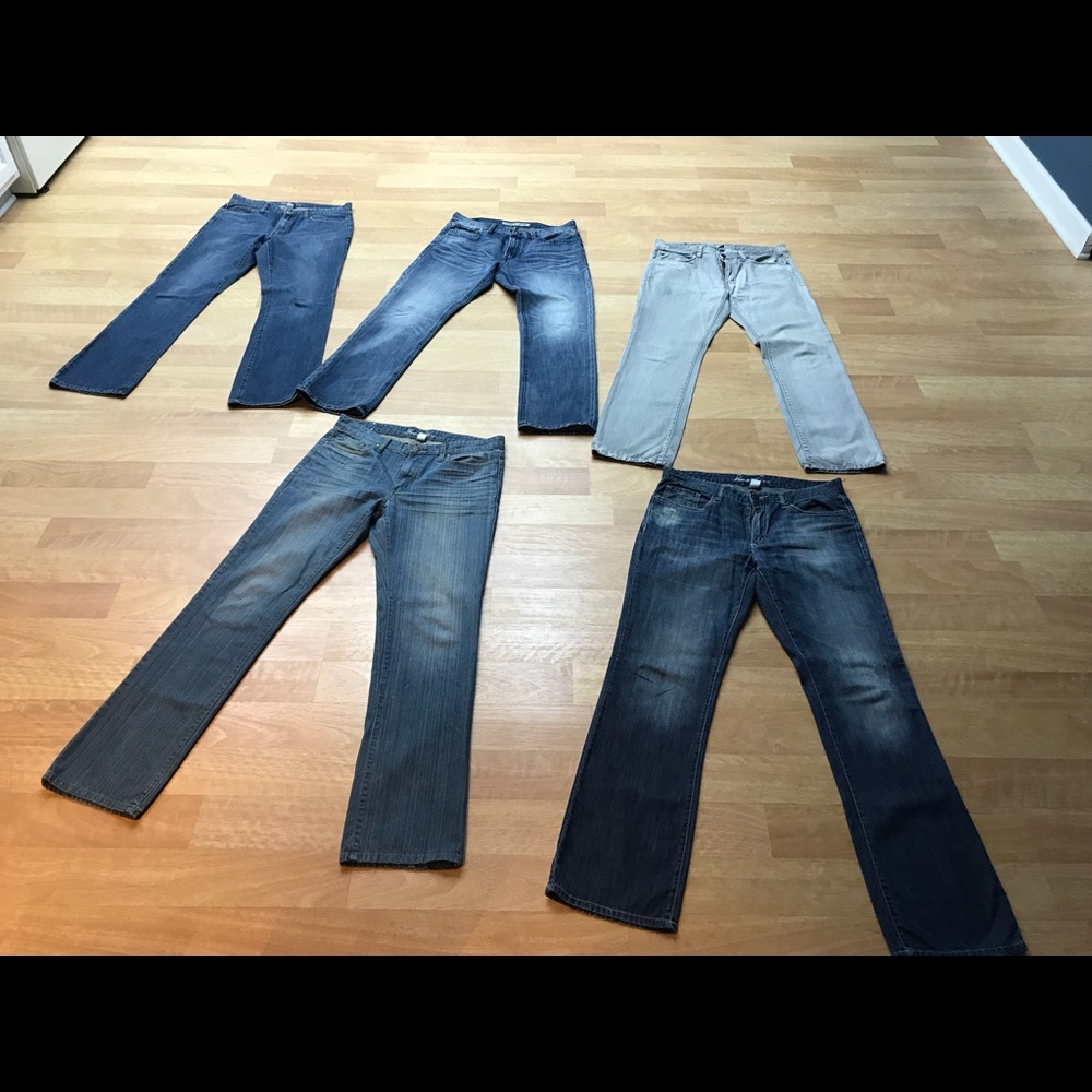 Mens 34x34 jeans. Kenneth Cole & Express 4 Men
